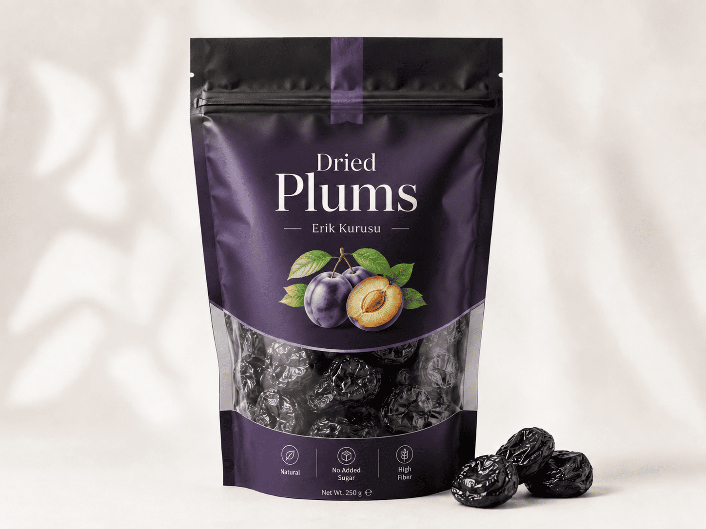 Dried plums and prunes